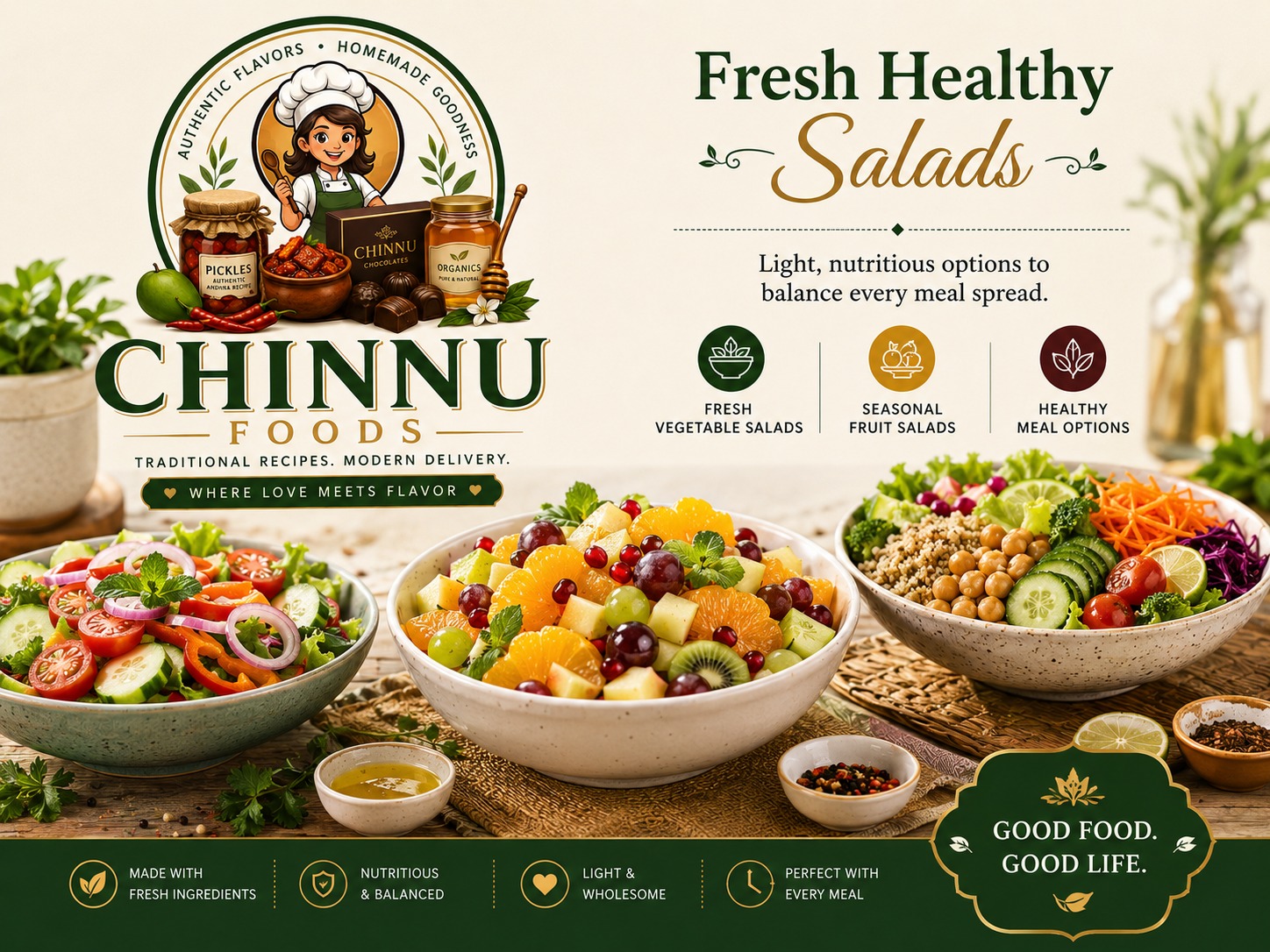Fresh Healthy Salads
